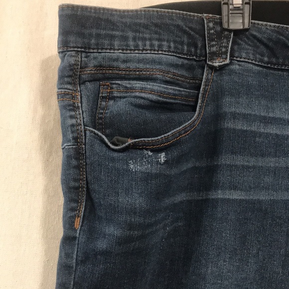 Democracy “ab” solution indigo Denim Ankle Skimmer Plus Jeans 24W - Picture 3 of 14